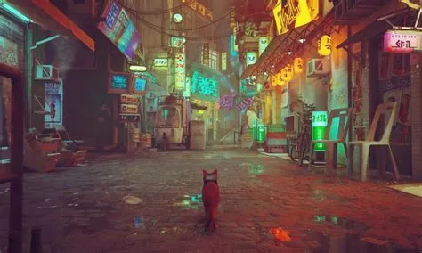  Stray!  cyberpunk 도시에서 길고양이가 되어 펼쳐지는 감동적인 모험